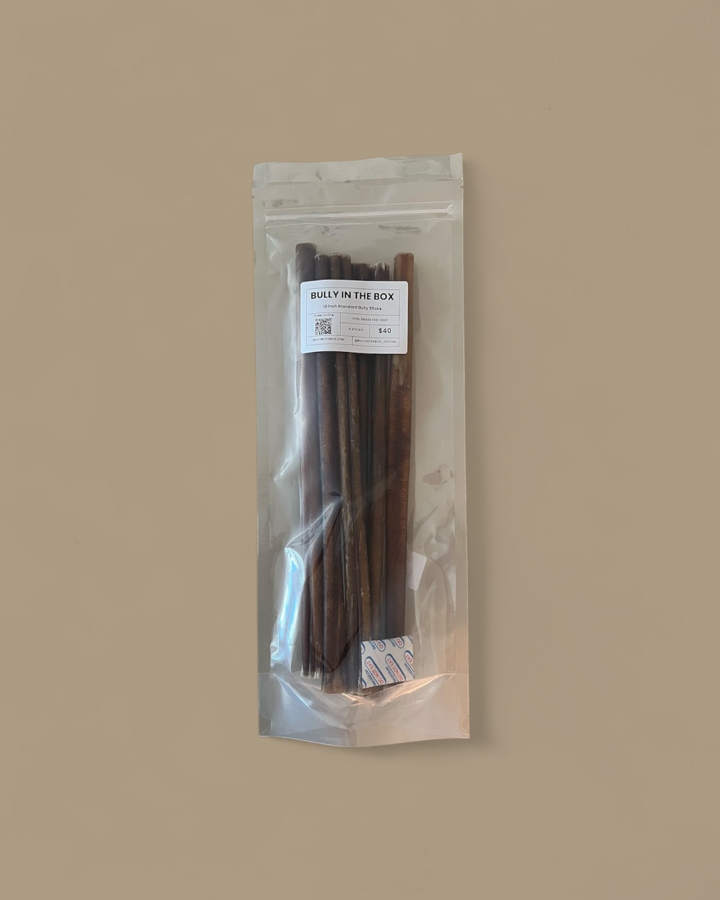 12" Standard Bully Sticks (6 Pack)